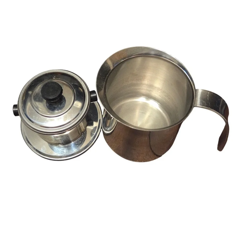 Krups Steamer Set Frothing Pitcher Espresso Accessory‎ Stainless Steel Vintage